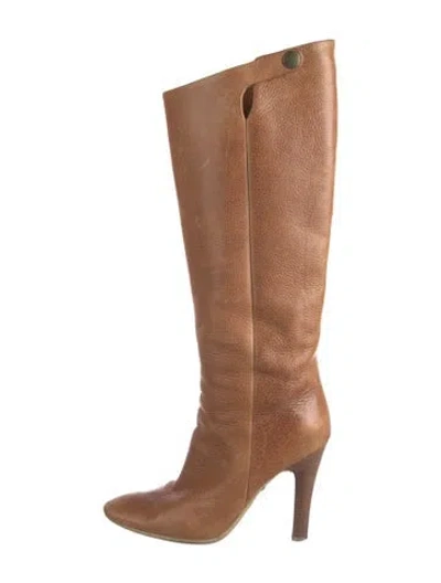 Pre-owned Giuseppe Zanotti Leather Boots In Brown