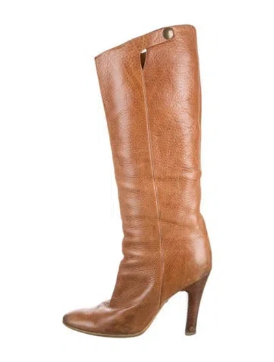 Pre-owned Giuseppe Zanotti Leather Boots In Brown