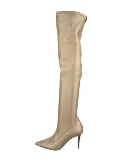 Pre-owned Giuseppe Zanotti Leather Boots In Neutral