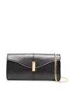Giuseppe Zanotti Leather Clutch Bag In Black