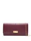 Giuseppe Zanotti Leather Clutch Bag In Red