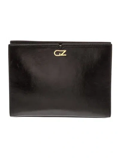 Pre-owned Giuseppe Zanotti Leather Clutch In Black
