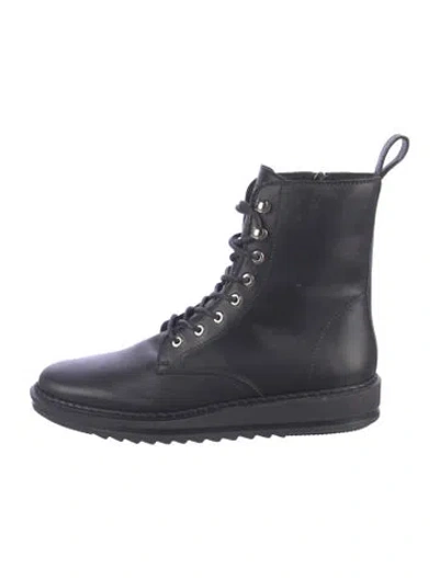 Pre-owned Giuseppe Zanotti Leather Combat Boots In Black