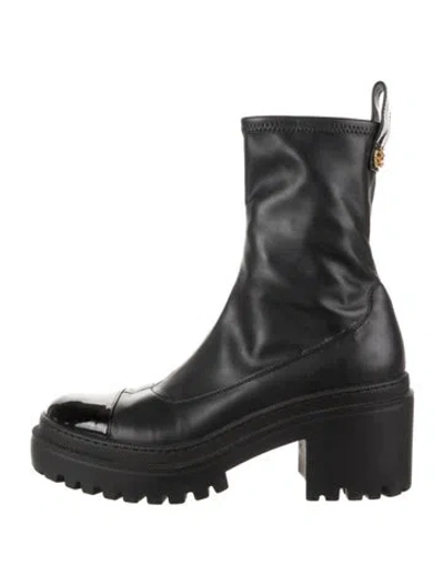 Pre-owned Giuseppe Zanotti Leather Combat Boots In Black