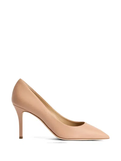 Giuseppe Zanotti Leather Covered Court Shoes In Brown