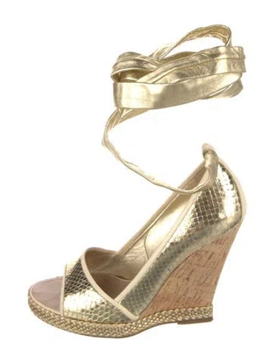 Pre-owned Giuseppe Zanotti Leather Espadrilles