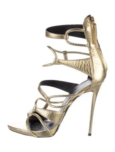 Pre-owned Giuseppe Zanotti Leather Gladiator Sandals