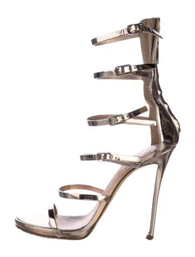 Pre-owned Giuseppe Zanotti Leather Gladiator Sandals