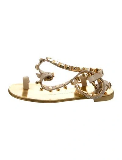 Pre-owned Giuseppe Zanotti Leather Gladiator Sandals