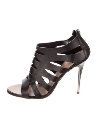 Pre-owned Giuseppe Zanotti Leather Gladiator Sandals In Multi