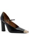 Giuseppe Zanotti Leather Heeled Pumps In Black