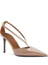 Giuseppe Zanotti Leather Heeled Sandals In Neutral