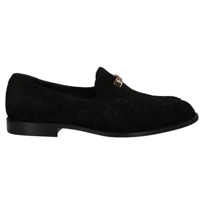 Giuseppe Zanotti Leather Loafers In Black