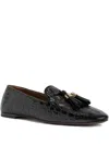 Giuseppe Zanotti Leather Loafers In Animal Print