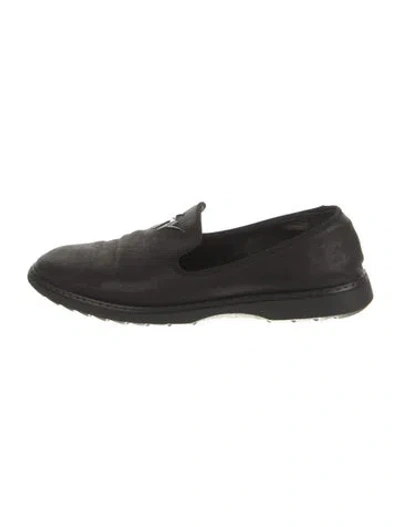 Pre-owned Giuseppe Zanotti Leather Loafers In Black