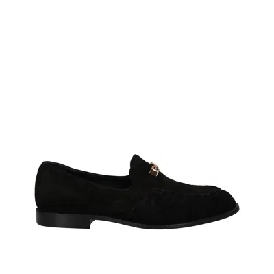 Giuseppe Zanotti Leather Loafers In Black