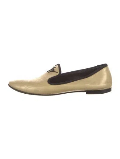 Pre-owned Giuseppe Zanotti Leather Loafers In Neutral