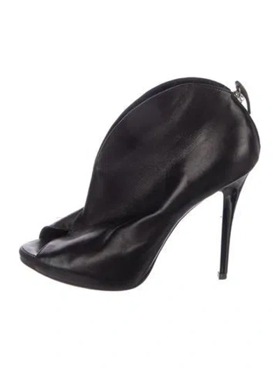 Pre-owned Giuseppe Zanotti Leather Mules In Black