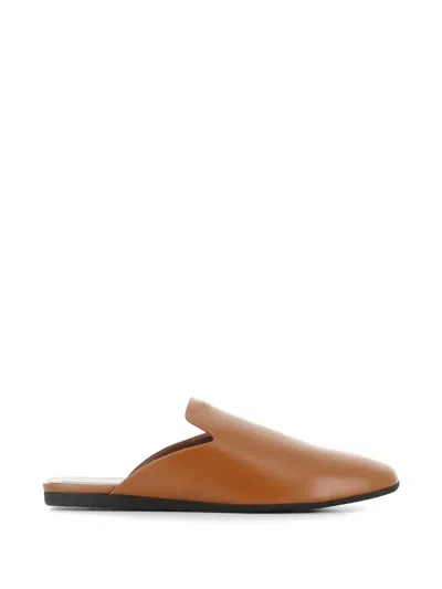 Giuseppe Zanotti Leather Mules In Brown
