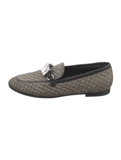 Pre-owned Giuseppe Zanotti Leather Patterned Loafers In Multi