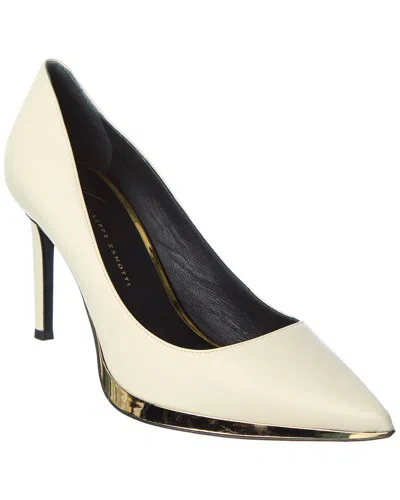 Giuseppe Zanotti Leather Pump In White
