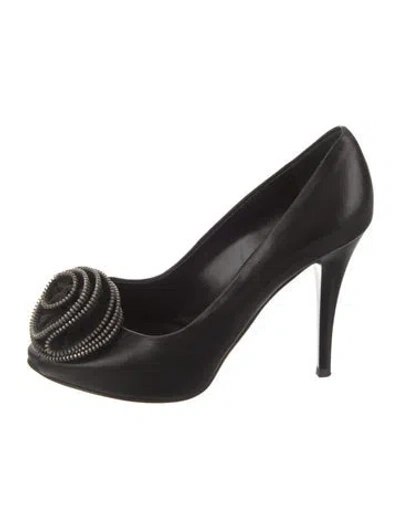 Pre-owned Giuseppe Zanotti Leather Pumps In Black