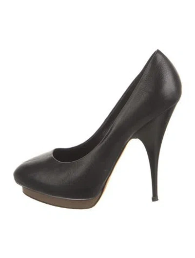 Pre-owned Giuseppe Zanotti Leather Pumps In Black