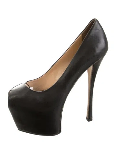 Pre-owned Giuseppe Zanotti Leather Pumps In Black
