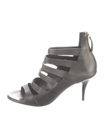 Pre-owned Giuseppe Zanotti Leather Pumps In Gray