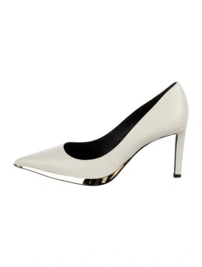 Pre-owned Giuseppe Zanotti Leather Pumps In White
