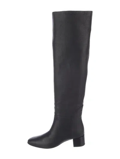 Pre-owned Giuseppe Zanotti Leather Riding Boots In Black