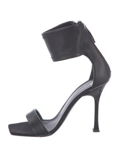 Pre-owned Giuseppe Zanotti Leather Sandals In Black
