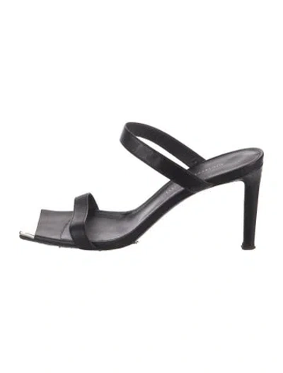 Pre-owned Giuseppe Zanotti Leather Sandals In Black
