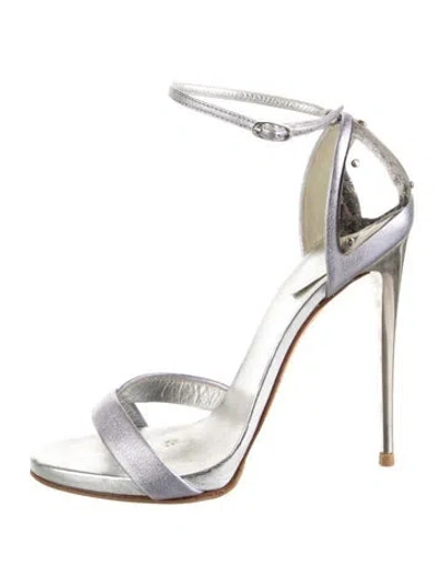 Pre-owned Giuseppe Zanotti Leather Sandals In Blue