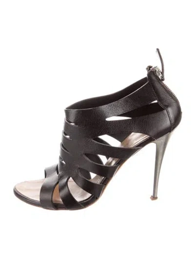 Pre-owned Giuseppe Zanotti Leather Sandals In Brown