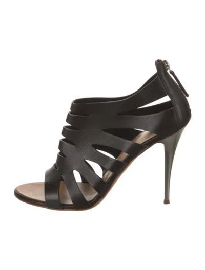 Pre-owned Giuseppe Zanotti Leather Sandals In Brown