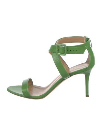 Pre-owned Giuseppe Zanotti Leather Sandals In Green