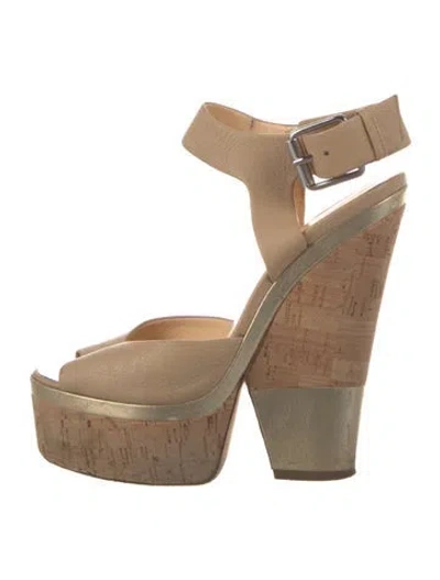 Pre-owned Giuseppe Zanotti Leather Sandals In Neutral