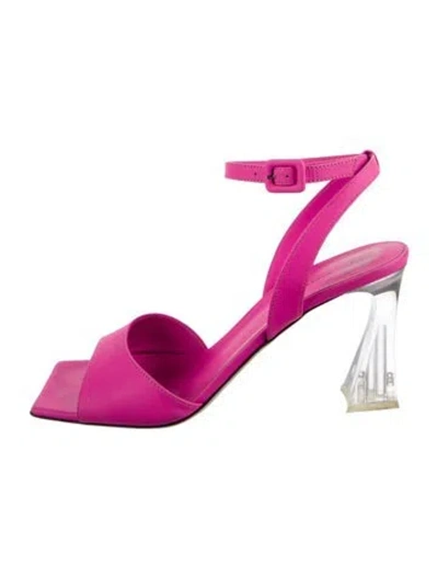 Pre-owned Giuseppe Zanotti Leather Sandals In Pink