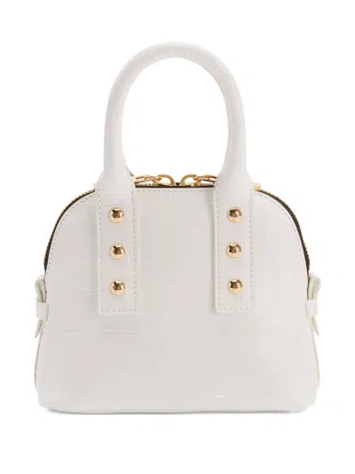 Giuseppe Zanotti Leather Shoulder Bag In White