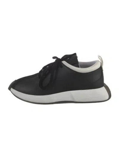 Pre-owned Giuseppe Zanotti Leather Sneakers In Black