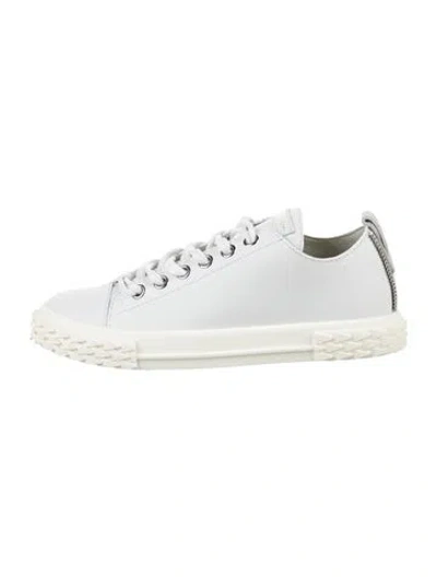 Pre-owned Giuseppe Zanotti Leather Sneakers In Grey