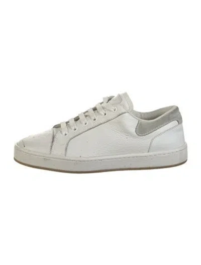 Pre-owned Giuseppe Zanotti Leather Sneakers In Pink/white