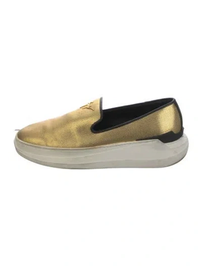 Pre-owned Giuseppe Zanotti Leather Sneakers In White