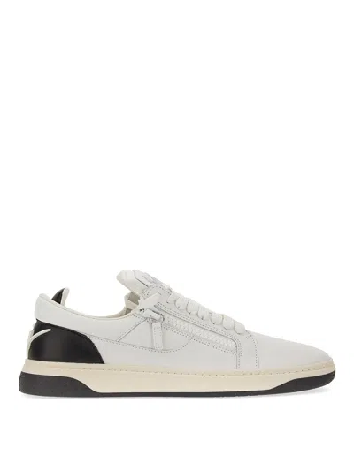 GIUSEPPE ZANOTTI LEATHER SNEAKERS