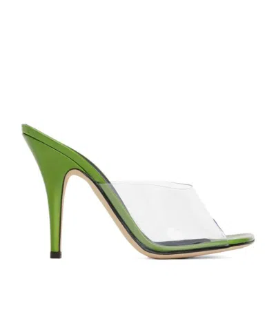 Giuseppe Zanotti Logo High-heeled Sandals In White