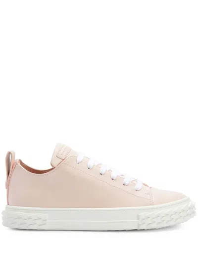 Giuseppe Zanotti Sneakers Mit Logo-patch In Pink
