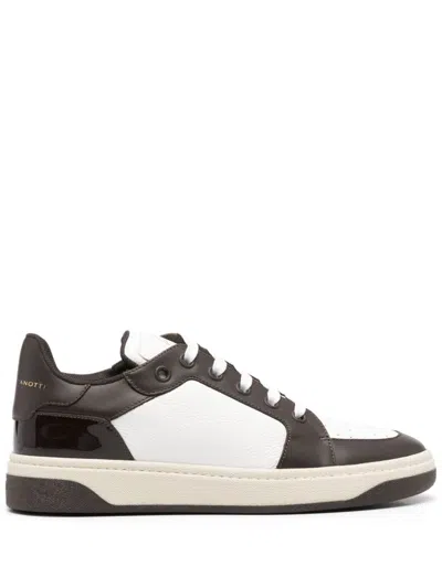 Giuseppe Zanotti Gz94 Low-top Leather Sneakers In White
