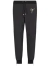 Giuseppe Zanotti Logo-print Track Pants In Black