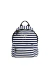 Giuseppe Zanotti Logo Stripe-print Backpack In White